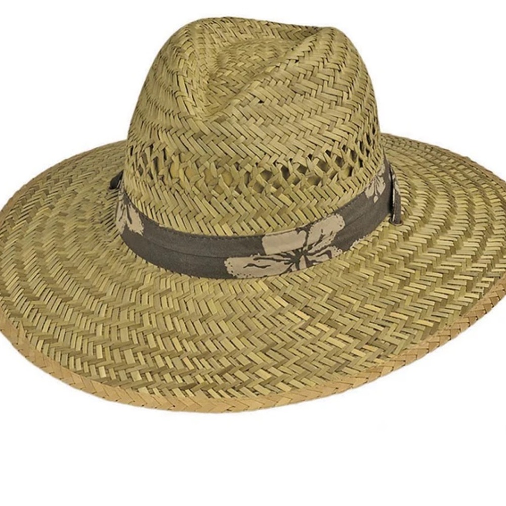 NWOT Goldcoast Sunwear Rush Lifeguard Tropical Hat with Cord